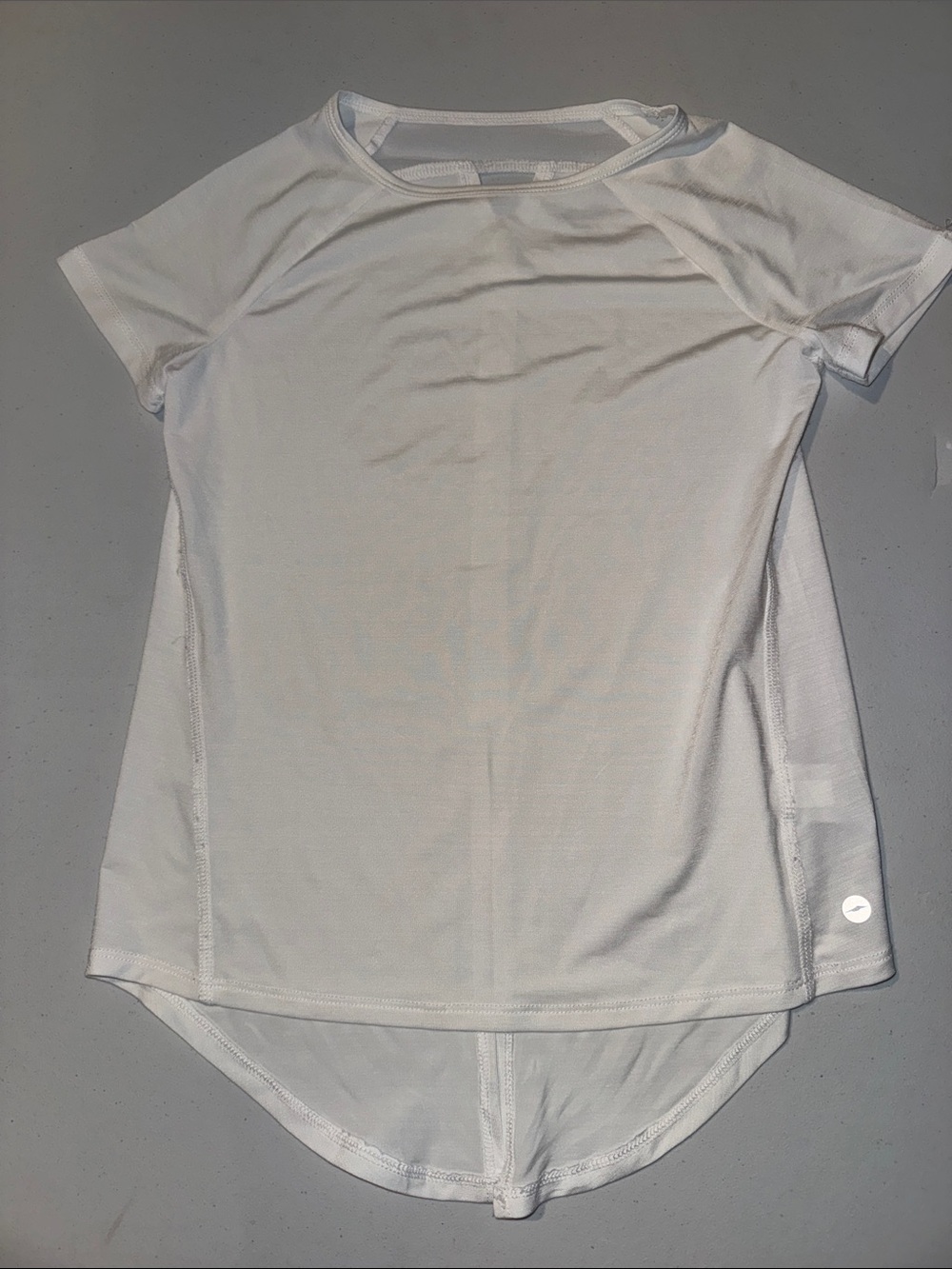 Avia White Short-Sleeve Performance Tee for Kids